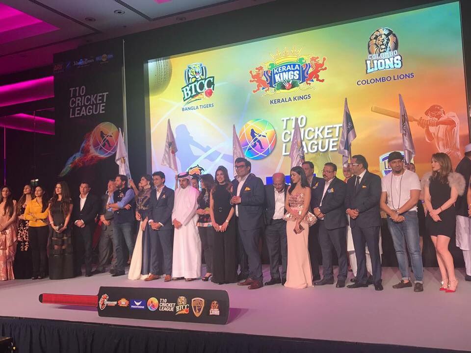 Closing moments of an amazing launch event of #T10CricketLeague
