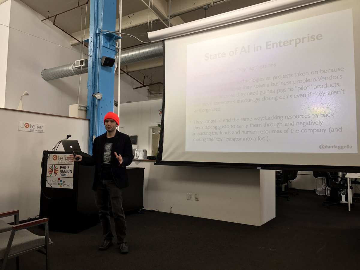 EouzanC's tweet photo. Thank you @danfaggella for demystyfing #AI. Let's solve problems with AI, not build new corporate toys! #OITFR https://t.co/cangIPzjVr