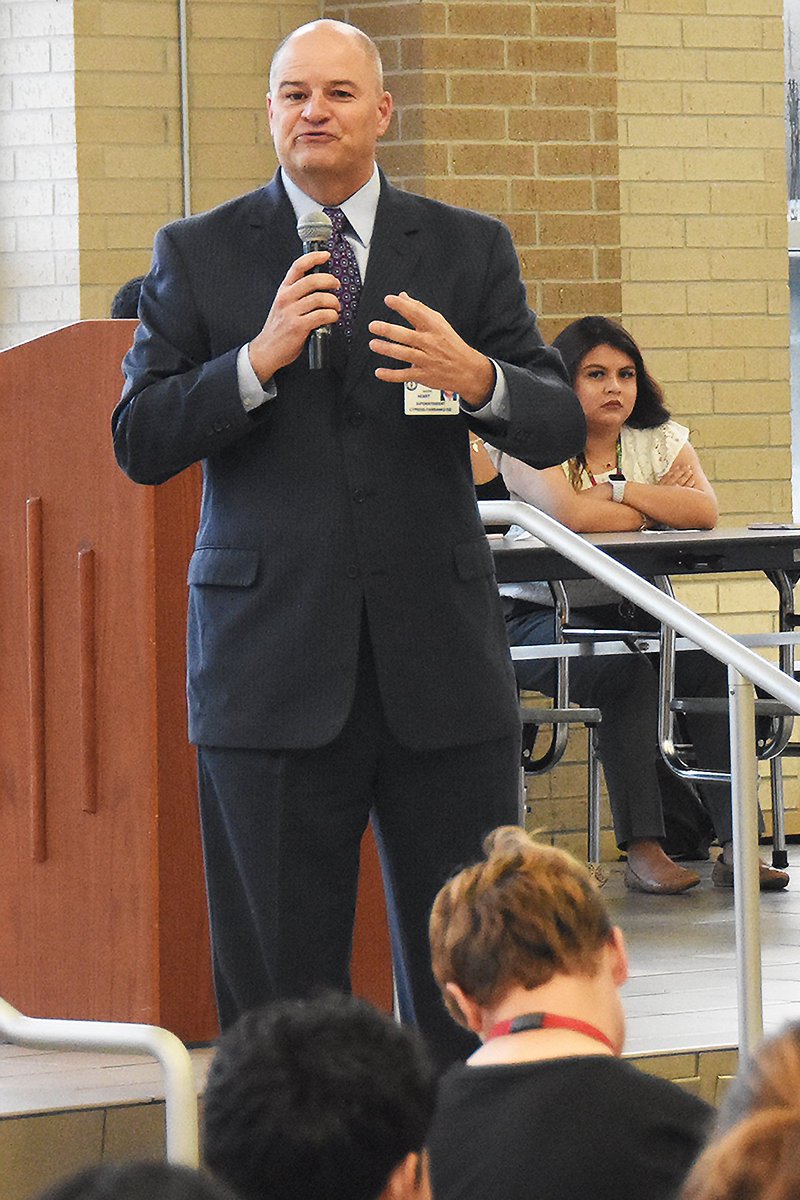 CyFairISD's tweet photo. CFISD, @LSCCyFair launch College Academy at @CFISDCyLakes | https://t.co/ys9Q5NrMvs https://t.co/NRbZvDy9NC