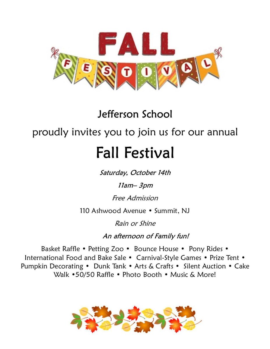 #jeffersonschoolfallfestival