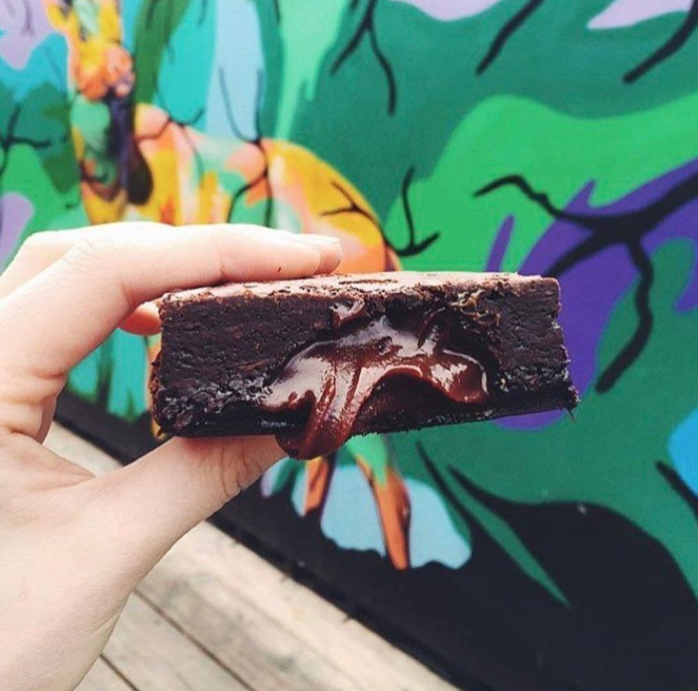 Inspired by #GBBO? Learn how to make <a href="/Fatties_Bakery/">Fatties</a>'s infamous Gold Mine Brownies and more at #TheChocolateShow ow.ly/SC4Q30fBrLI