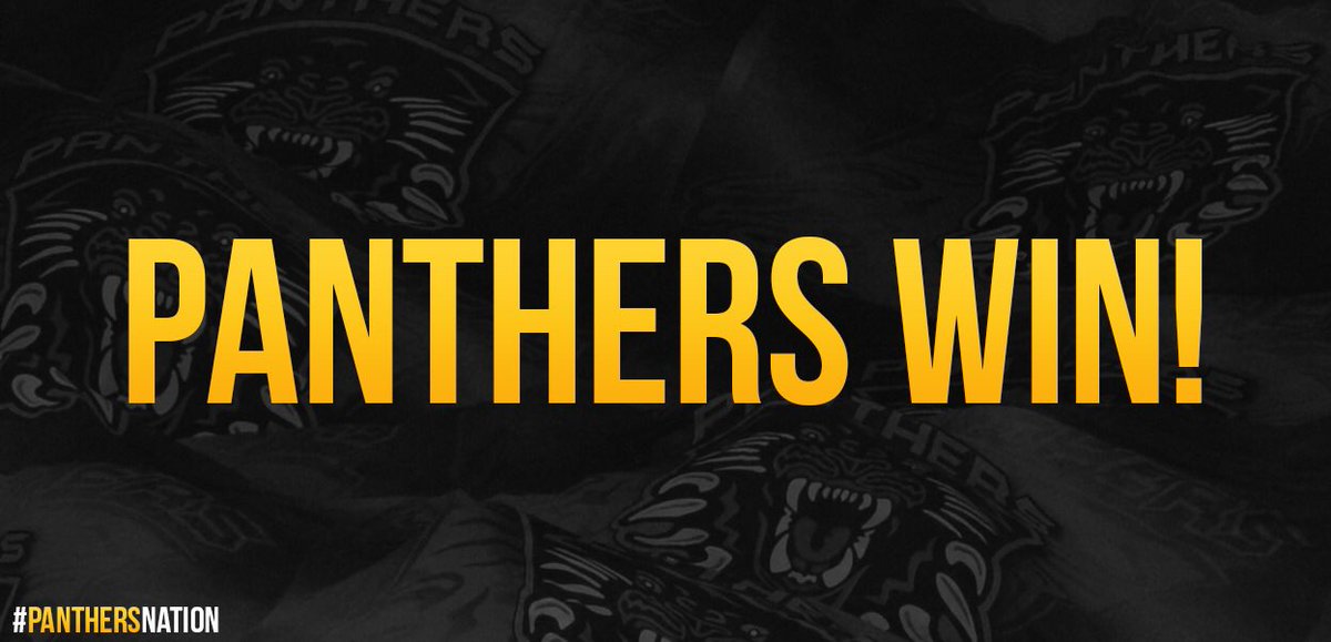 PanthersIHC's tweet photo. 2-0! We’re through!!!!! We’re through to the next round of the @championshockey... 
#WelcomeToNottingham https://t.co/dFogdQsDVI