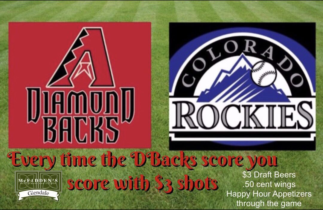 WATCH THE GAME AT MCFADDENS! ❤️🖤⚾️