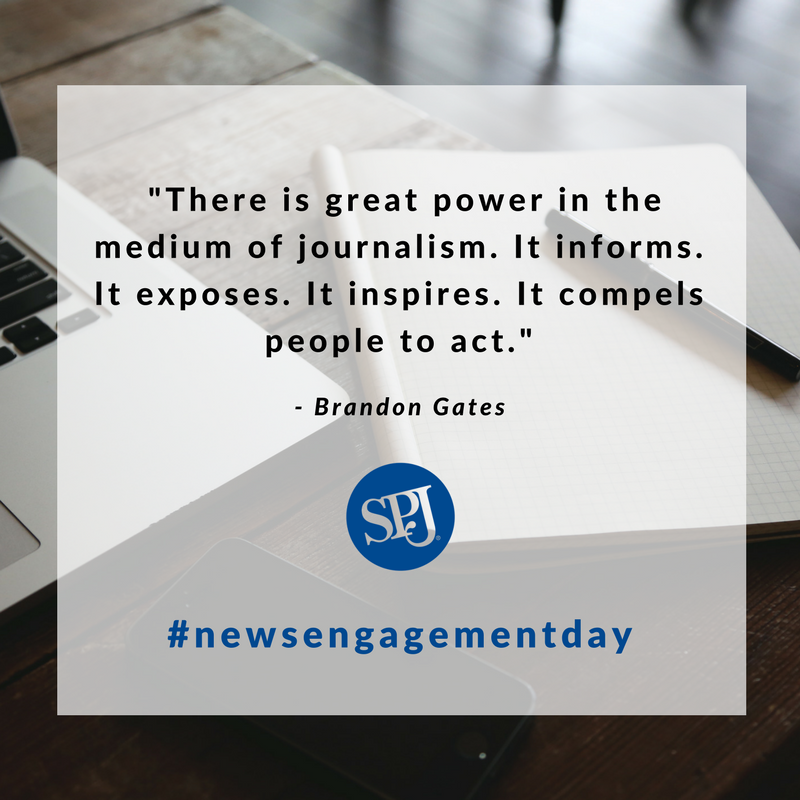 spj_tweets's tweet photo. If you don't trust the media, try talking to a local journalist about why they do what they do &amp; how they do it. #newsengagementday #SPJNED https://t.co/Is30AMmpIw