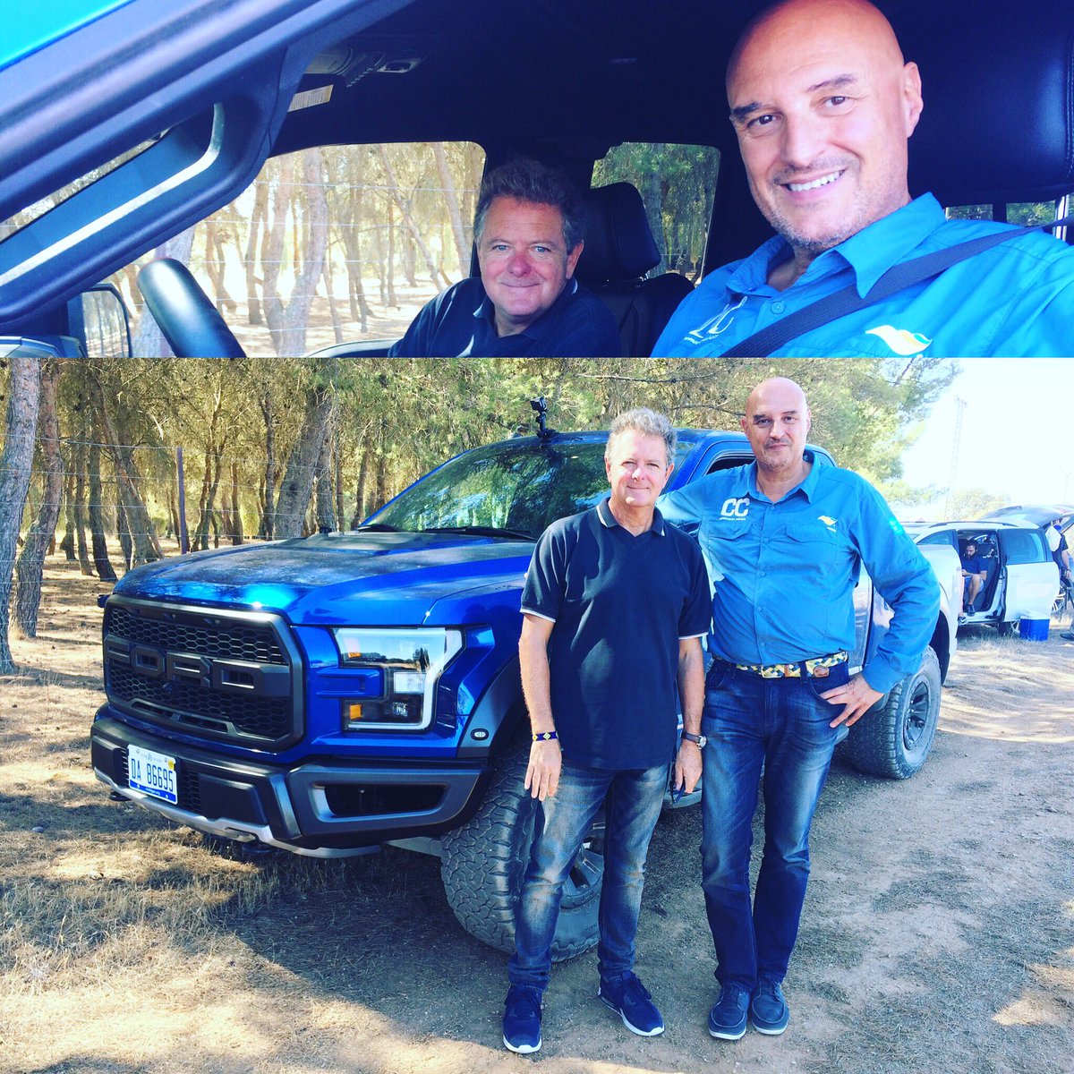 FerGomezBlanco's tweet photo. Hoy tocaba grabar un pepinazo americano #450CV y un grande dla comunicación en España @FordSpain #raptor @Gomaespuma @juanluiscano @CCubicos https://t.co/RwuwZqb87K
