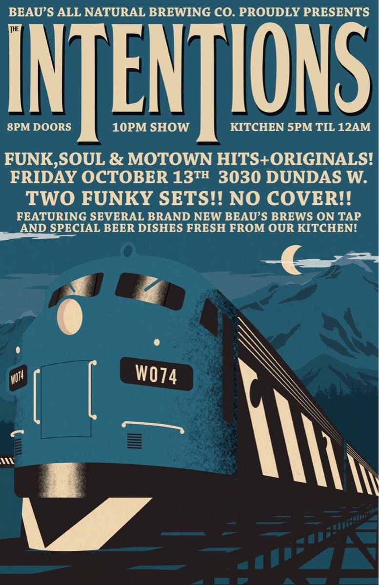 Its on. Oct 13th. @3030dundaswest @beausallnatural . 10pm till late. Be there. ♥️🍺💃🎙