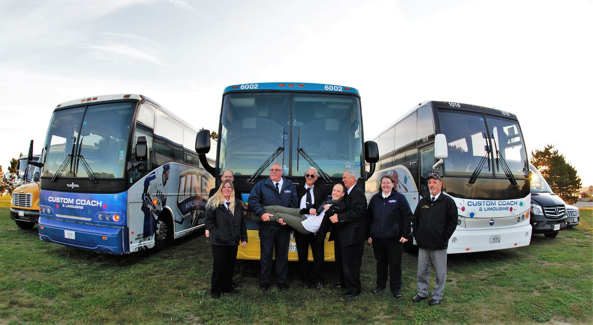 Custom_Coach's tweet photo. Fun at work #motorcoach #employees #busdriver #customcoach #maine #portlandmaine #buglight #buglightpark #cascobay #fun #photoshoot https://t.co/eF5j2dJWdI