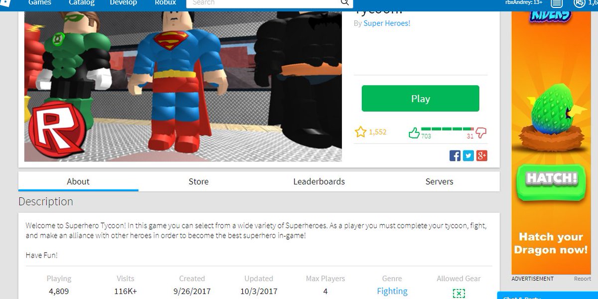 Andrej On Twitter Botted Game Httpstco - how to advertise a game on roblox 2017