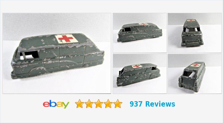 EtagereAntiques's tweet photo. #Vintage #Military #Ambulance #Midgetoy Green #RedCross #eBay #gotvintage #toy https://t.co/AWxavhAqTy https://t.co/EbZvv0bLQT