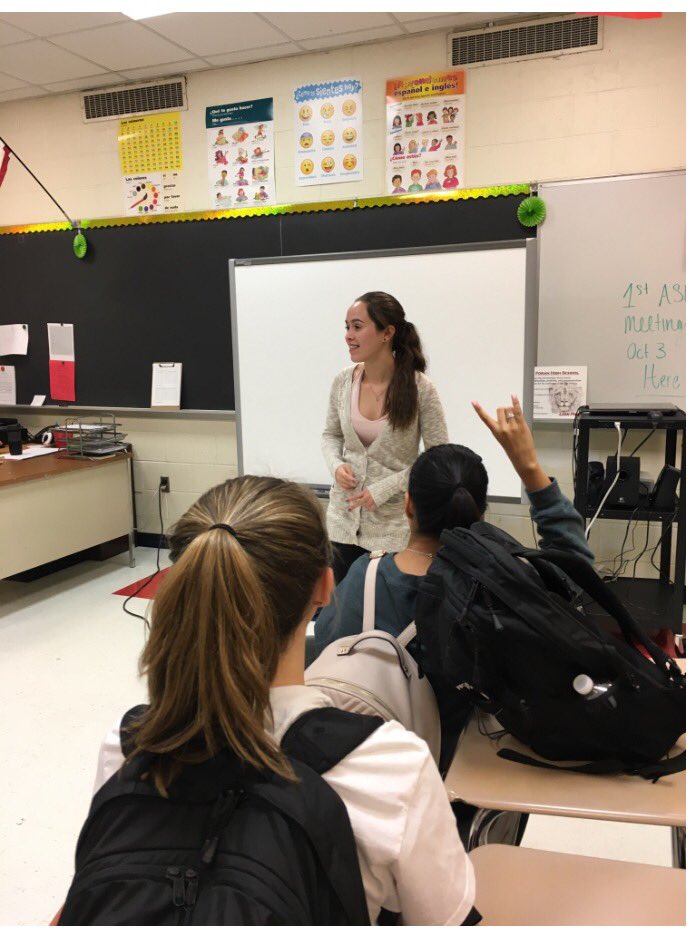 ASL club had a successful first meet today. Next meet is on 10/17 in room 343, newcomers welcome!