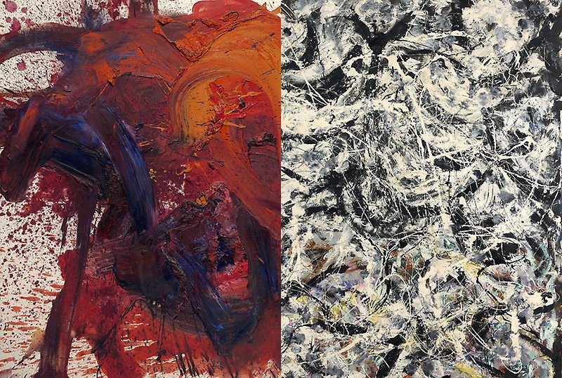 While Pollock made his mark in America, Gutai introduced gestural abstraction to postwar Japan.

From ARTicle—bit.ly/2hJyjxO