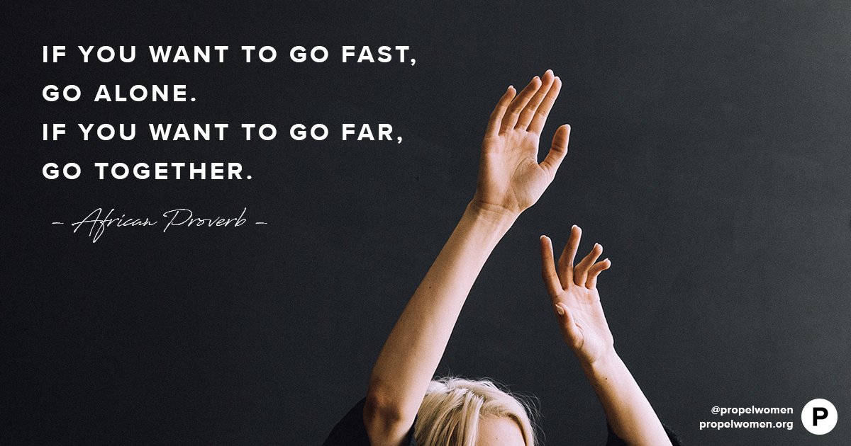 ChefKembulei's tweet photo. Life was never meant to be done alone. We are so much better together! #PropelWomen #PropelPromo - https://t.co/hw8neZR2Dw https://t.co/qL0eulcHrq