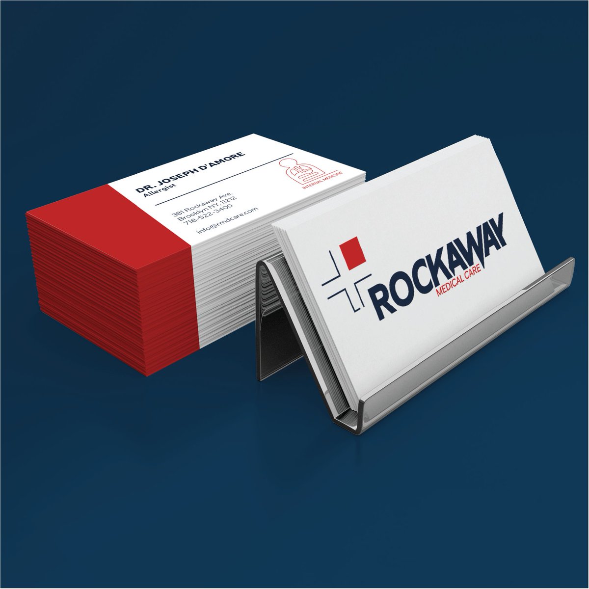We're excited to give you another glimpse at our work for Rockaway Medical Care! Now fully equipped to become Brownsville's next leading medical center. #branding