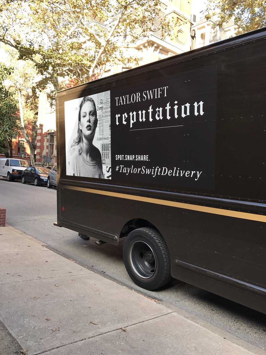 New Philly location. Same #TaylorSwiftDelivery truck! #promo