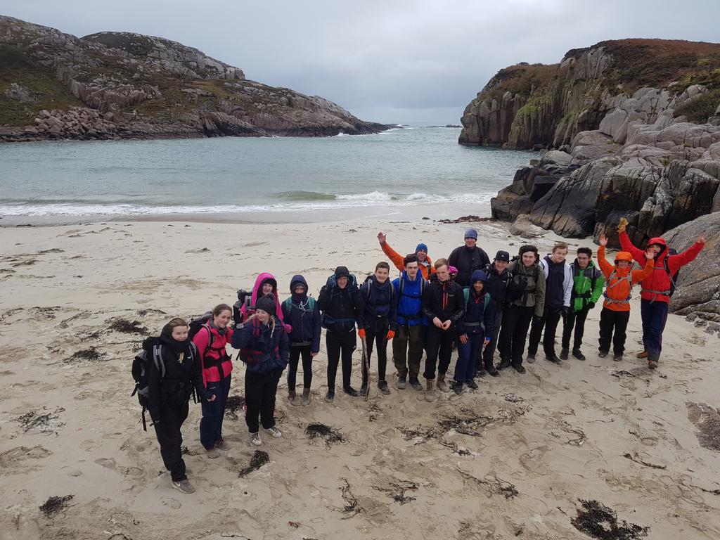 AndySpink1's tweet photo. A great day on #erraid #mull #bestclassroom with Campbeltown Grammar School #rosesproject #hebridenpursuits #schooltrips #outdooreducation https://t.co/9xVEp2ato1