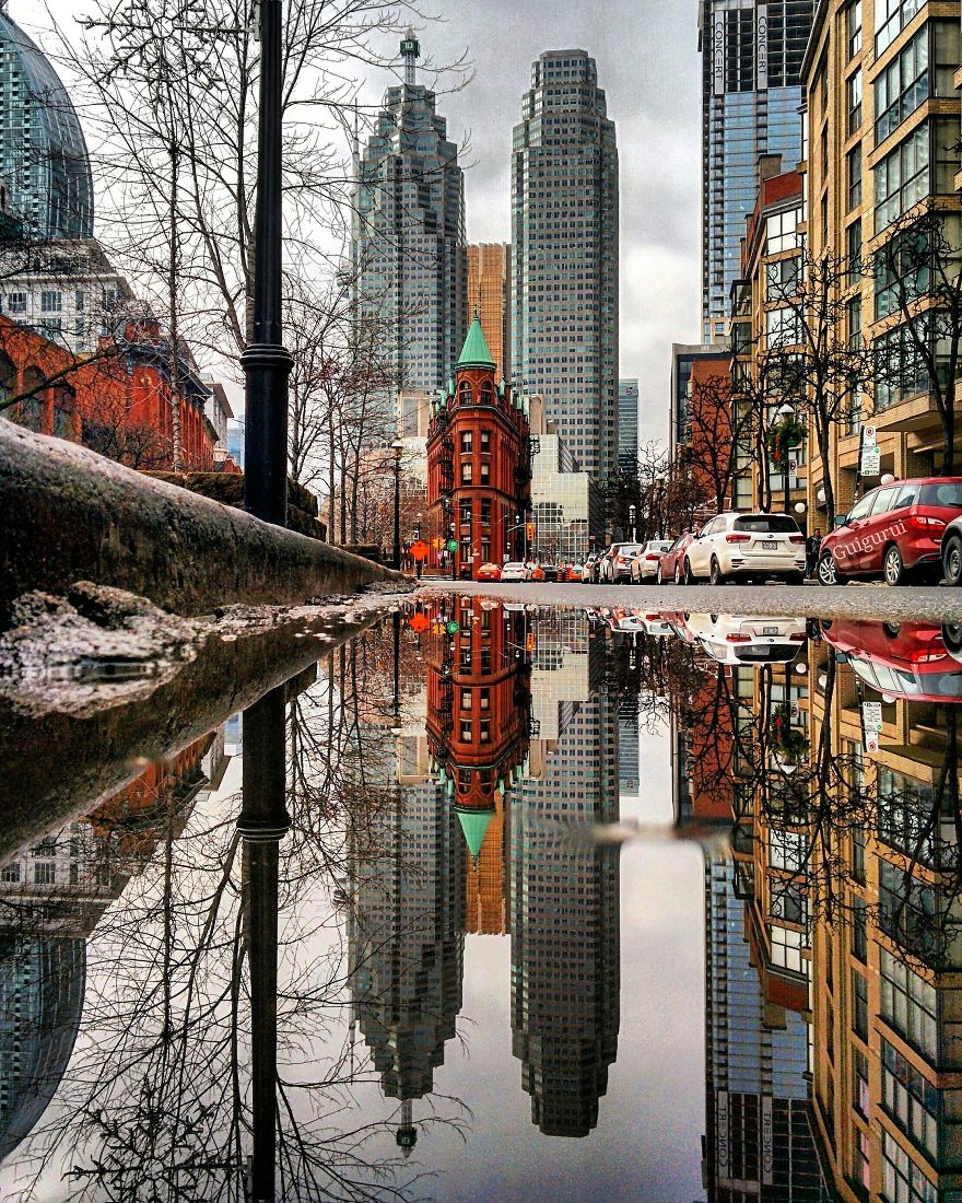 Seeing the world... through a puddle bit.ly/2yGbxKx