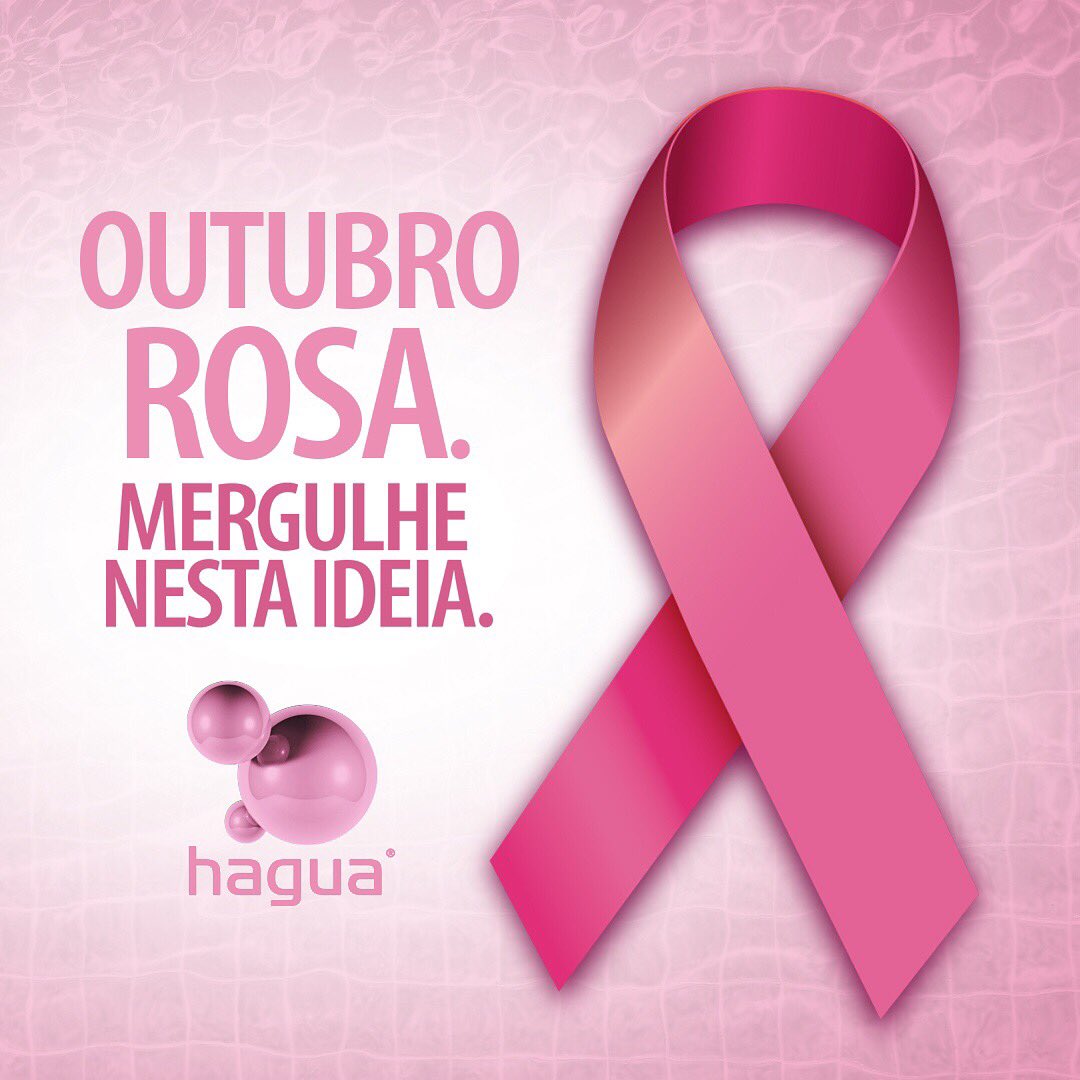 hagua's tweet photo. Prevenir é uma das melhores formas de lutar. A Hagua apoia o movimento do Outubro Rosa contra o câncer de mama. https://t.co/Ma7mBGWoL4