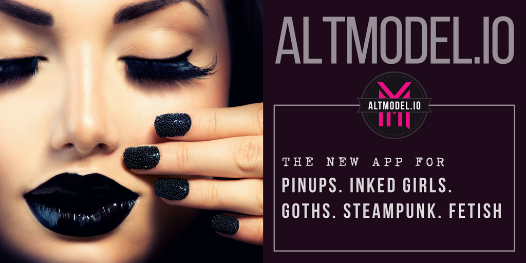Excited about the new app! Get on the invite List for launch day -> bit.ly/altmodelapp #pinup #inkedgirls #fetish #steampunk #goth