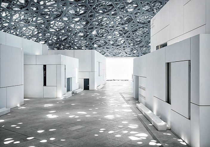 nathangrid's tweet photo. Another iconic brand creation from G in Culture . Designed by Jean Nouvel. Louvre Abu Dhabi @BridgefordClint @Ad_Mski @NazzleeCassim https://t.co/BhJR0szVPr