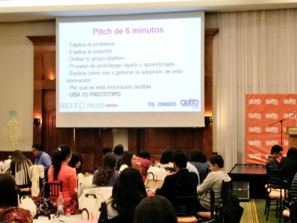 ConquitoUIO's tweet photo. Iniciamos presentaciones Elevator Pitch, de 1 y 6 minutos según los proyectos nacidos en el taller, y de mayor relevancia. #QuitoColabora. https://t.co/Pd3dfEf2wf