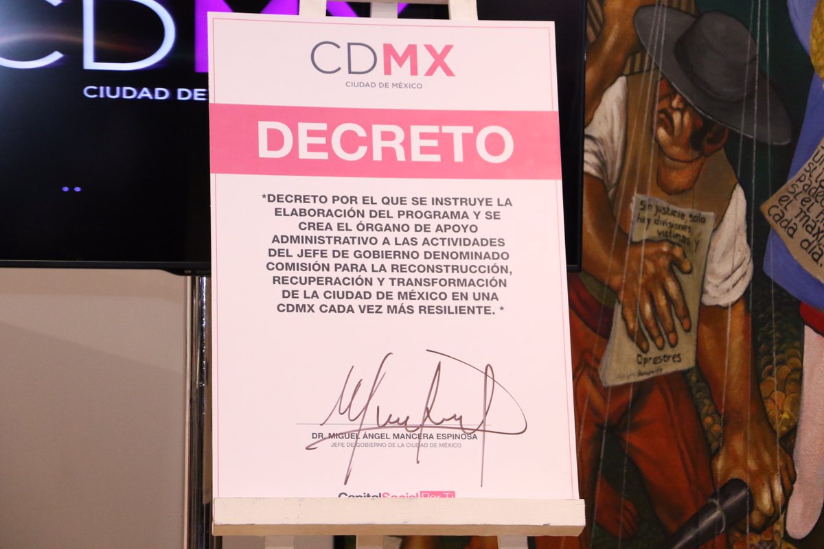 GobCDMX's tweet photo. ¿En qué consiste el Plan de #ReconstrucciónCDMX? Es la estrategia que implementamos para atender a las personas afectadas por el sismo https://t.co/Q7ubSDmSJm