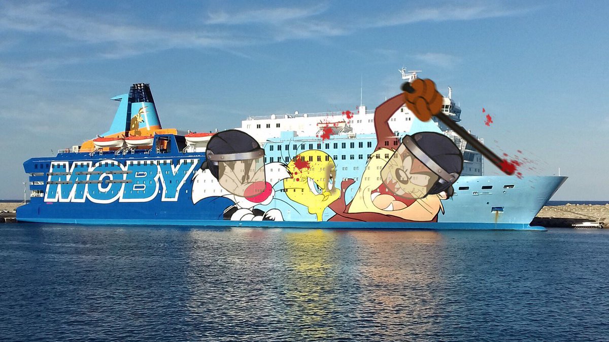 Hi @WBLooneyTunes have you notice tweeties' bull's-eye? Opressors are still on your boat! #CatalanReferendum