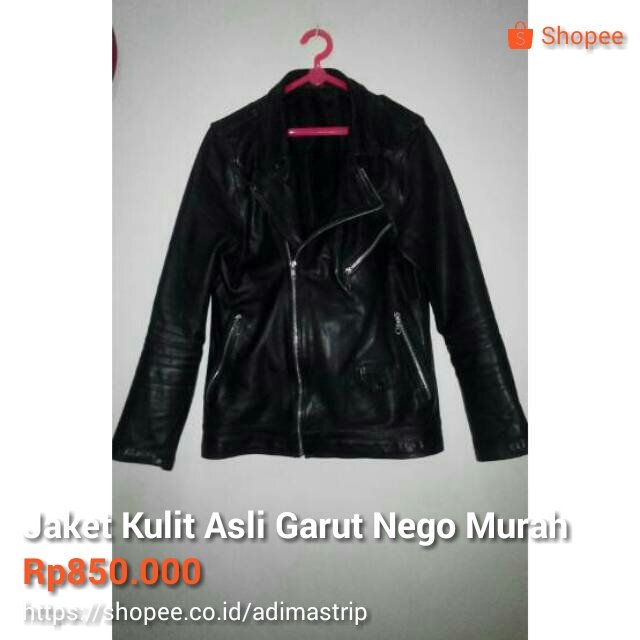Jaket kulit asli Garut custom style, ukuran M, 2nd, barang masih sgt mulus. Yg terpenting harga nego mati2an. Cp.085795071650 (whatsapp).