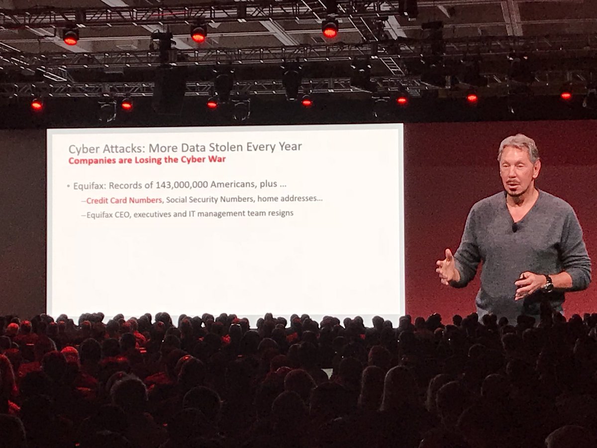 Jaredwdunn's tweet photo. “Equifax was an enormous data loss”  #oow Personally I believe in @civic @VinnyLingham https://t.co/BJLSNk8EEW
