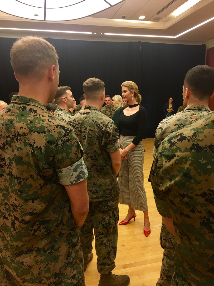 IvankaTrump's tweet image. 3/4: This Administration is deeply committed to those who serve &amp;amp; their families who make it possible through their love and support.