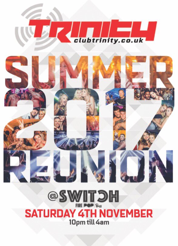 mykavosholiday's tweet photo. Tickets are selling fast 4 @clubtrinity summer reunion with @TomZanettiTZ @kokanedj @CharlieSloth @SwitchPreston https://t.co/6iTSOPqZBJ https://t.co/ABcRxUoP9n