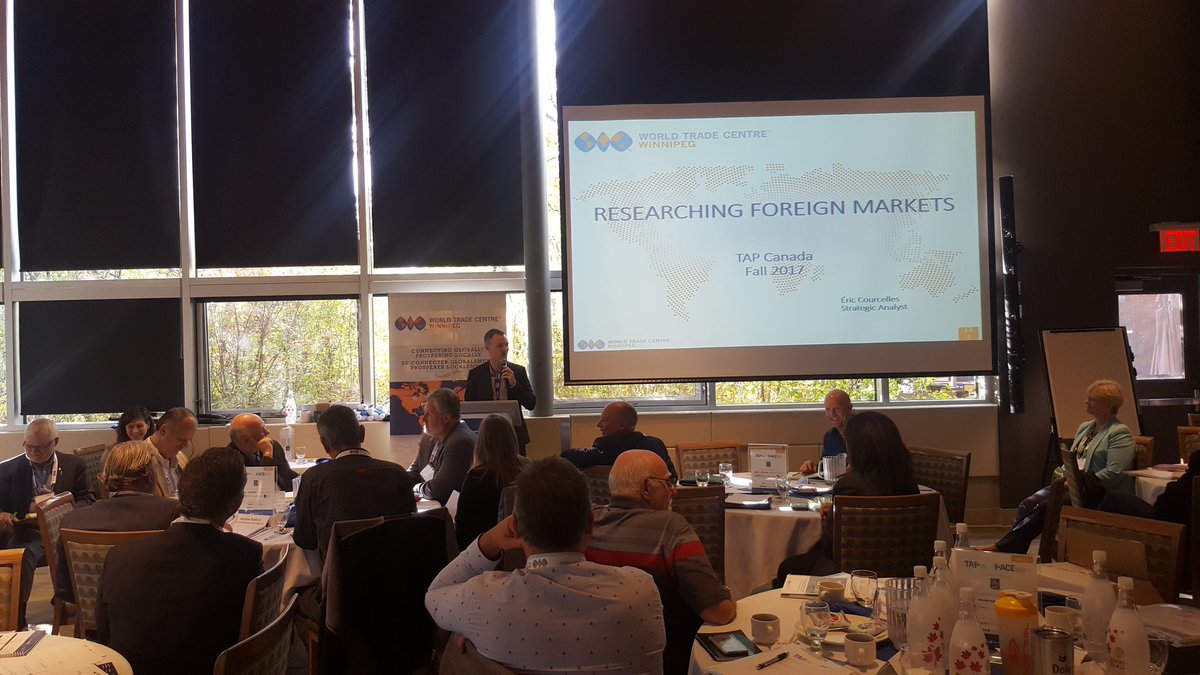 Amine_Ab's tweet photo. Our very own Eric Courcelles providing insights on #internationaltrade research #TAPCanada @WTCWinnipeg https://t.co/L0C7SgIcId
