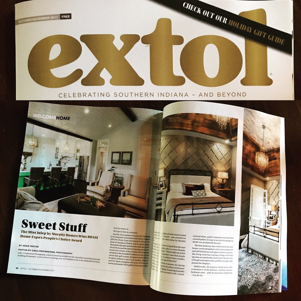 MurphyHomesIN's tweet photo. Pick up the October/November issue of Extol and check out the Murphy Homes article!
#murphyhomes #extolmagazine #peopleschoice https://t.co/o6rUfLTCdB