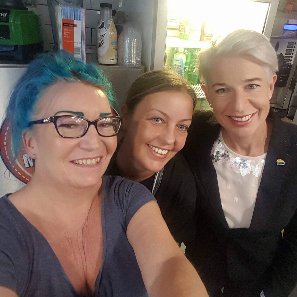 We hope you enjoyed the Fish &amp; Chips <a href="/KTHopkins/">Katie Hopkins</a> thanks for visiting us! luv Suzi, Vickey and the <a href="/fishnchipsmcr/">TheVillageChipShop</a> team 😘 #manchester