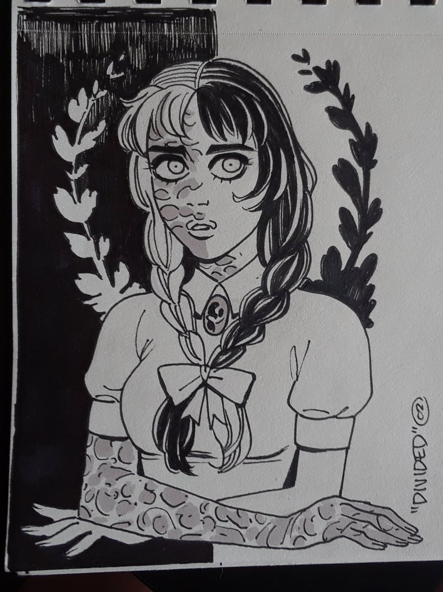 #inktober2017 02: Divided 