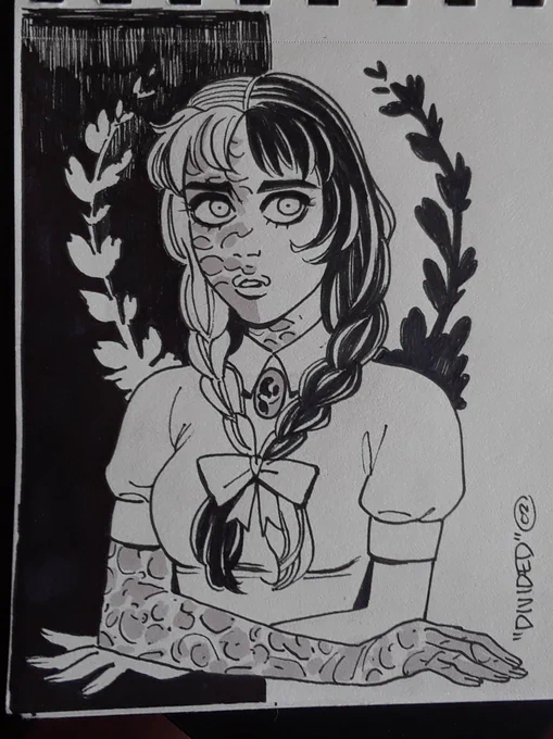 #inktober2017 02: Divided 