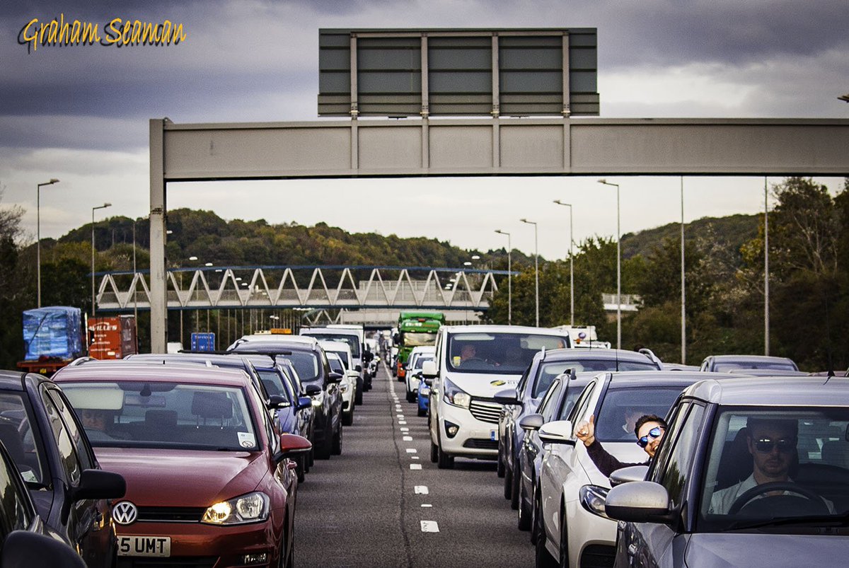 Babayaga321's tweet photo. A few photos taken from the middle of the M5 motorway earlier today during the traffic queue... #M5Closure https://t.co/GQLJbnMO4y https://t.co/HviCSWmkFs