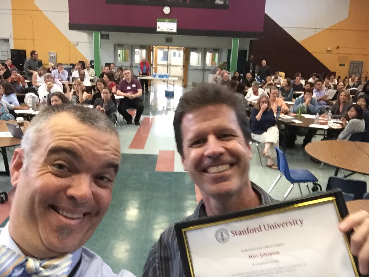 The Olympian's Mr. Johanson honored by Stanford University.  Thank you, Jessica!