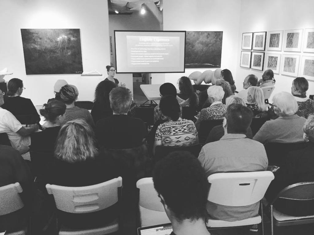 Standing room only at the #grant workshop tonight hosted by <a href="/patchoguearts/">PatchogueArtsCouncil</a> and <a href="/huntingtonarts/">HuntingtonArts</a> ift.tt/2wwCHmE