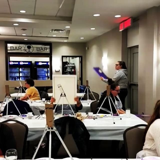 artpartyNB's tweet photo. We're movin &amp; shakin it up in Bouctouche at the JK Irving Centre! #ecapmoncton #artpartyinprogress #eastcoastartparty  Visit nb.eastcoastart https://t.co/F1FJl56fjW