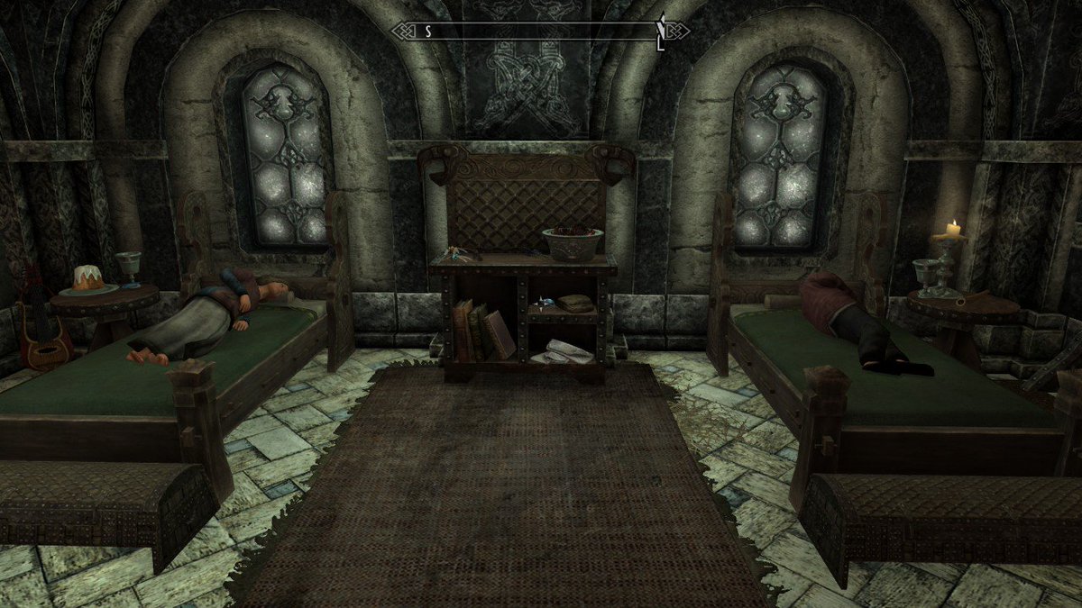 TheCrazyHeap's tweet photo. @bethesda_de 

Wenn Papa wieder zuhause ist, können die Kinder in Ruhe einschlafen!

#Skyrim #GutStolzspitze #Nord #Quest #Bethesda https://t.co/wo70WKZ3mx