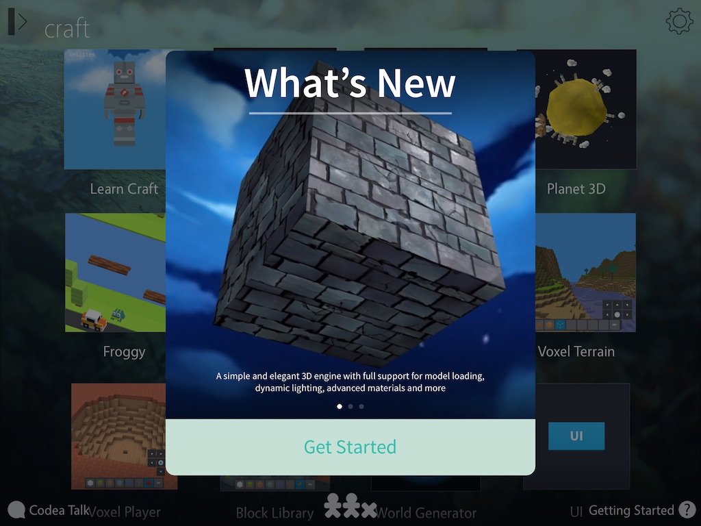 johntwolives's tweet image. #Codea 2.5 - Craft Update is now available!
Our biggest update ever including:
• Advanced 3D Engine
• Models
• Voxels
• #ARKit