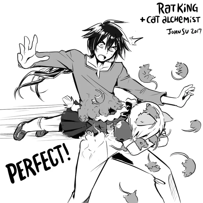 #oc_tober Day 3: Rat King and Cat Alchemist (2010, 2014) https://t.co/HWuKsQ97R1 https://t.co/GeBBqq3cmU 