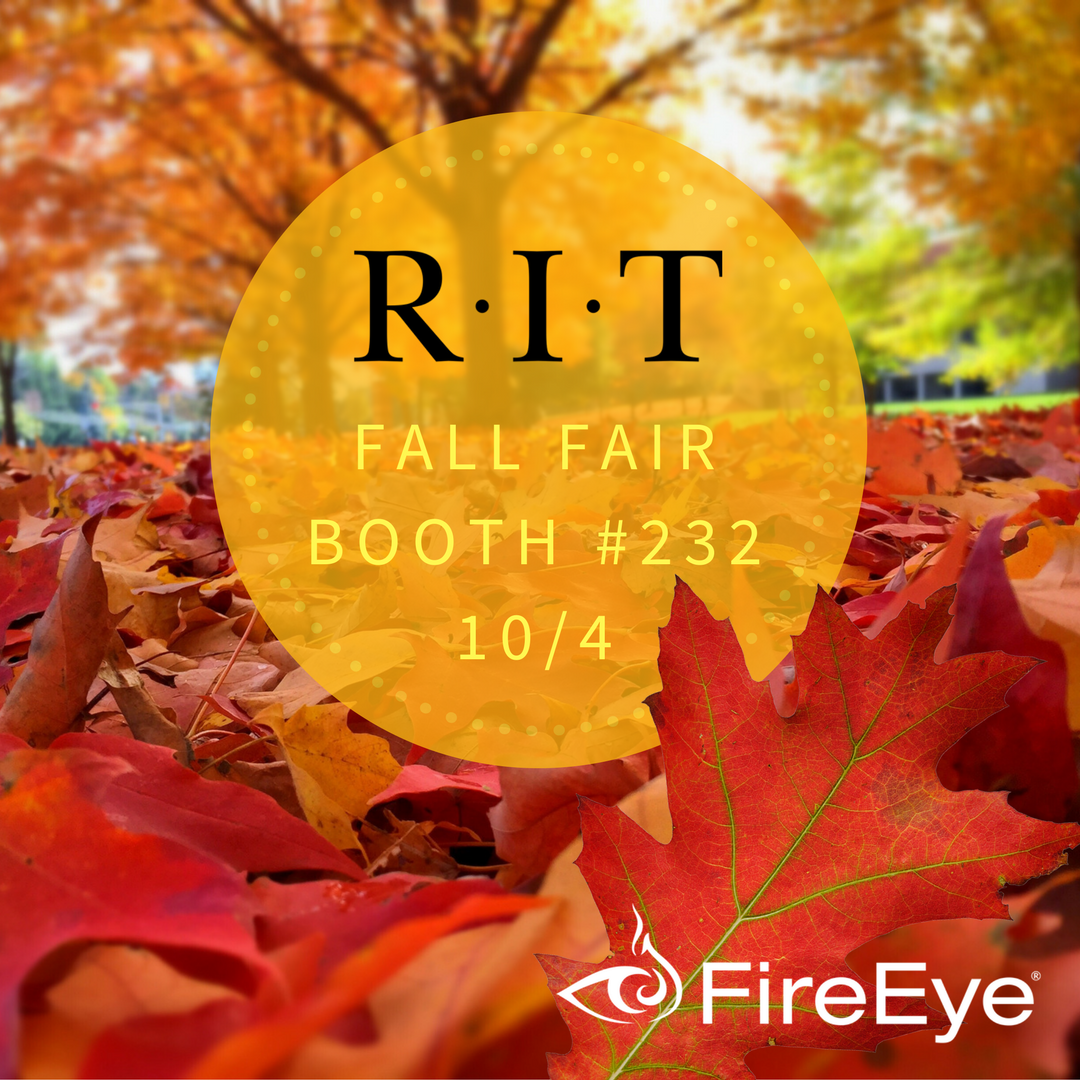 FireEyeU's tweet photo. Tigers, we're back on campus tomorrow for the Fall #RITCF! Meet @FireEye #RITalumni at booth #232.🔒@RITCareers #InfoSec #RITCareerSucess https://t.co/IvQjiDrqVH