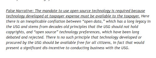 OpenSourceOrg's tweet image. &quot;@Oracle&apos;s submission on IT modernization&quot; to the #WhiteHosue (itmodernization.cio.gov) includes, attached...
#opensource #OSS #FOSS #FLOSS