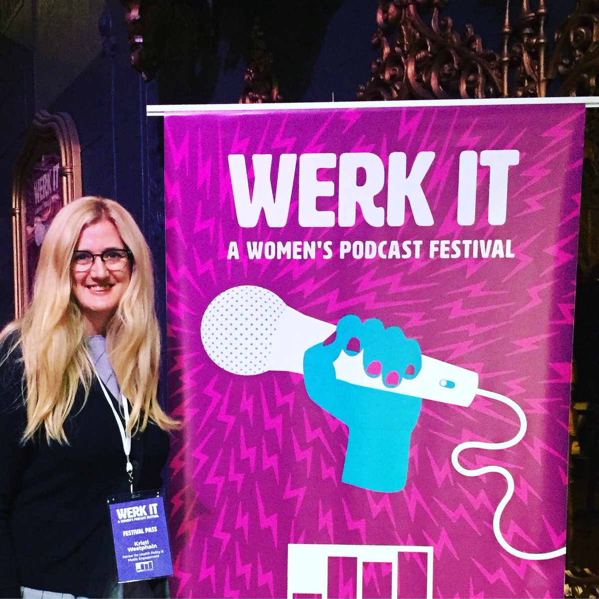 k_westphaln's tweet photo. #IPodcastForPublicHealth #WhatsYourHealthStory #WomenPodcasters Thanks for helping me #WorkIt at #WerkIt, @theDrybar #DelMar https://t.co/dQmjlCuEtf