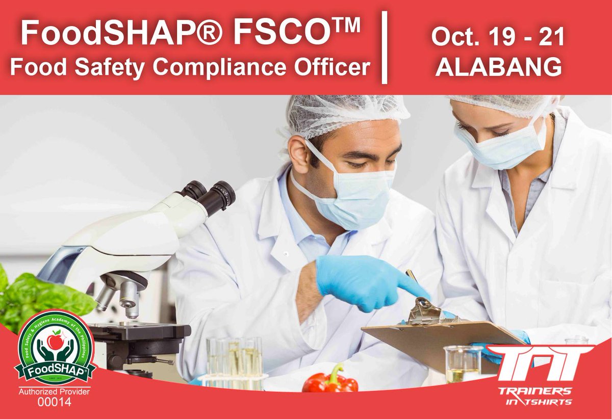 Trainovate's tweet photo. IT'S TIME TO FINISH WHAT YOU'VE STARTED!
For those who have taken both FoodSHAP® BFS and FoodSHAP® HACCP courses. https://t.co/3VuF9NKUWE