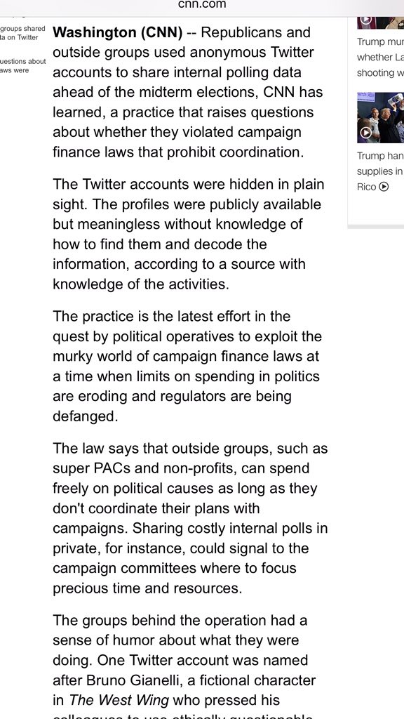 Maybe not. Cuz, apparently... http://www.cnn.com/2014/11/17/politics/twitter-republicans-outside-groups/index.html