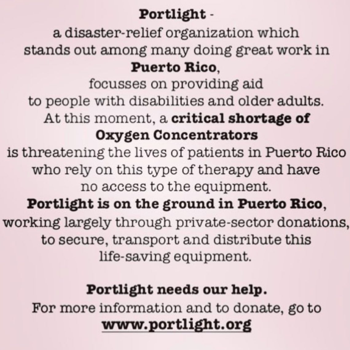 Latinegra's tweet photo. #Portlight an organization that is providing aid to #PuertoRico especially for the elders and disabled #PRSeLevanta https://t.co/06jVx2Wcdm https://t.co/mT3IdyTbf1
