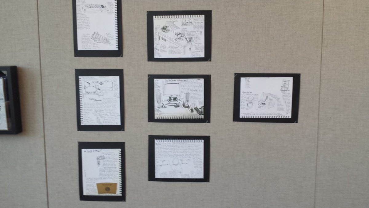 art_artlee's tweet photo. @PlainsboroLib #NJ More #Plainsboro LibraryGallery #artist #paularidley #family #children  #blindcontourtechnique #drawing #writtenrecord #details #arte https://t.co/gG7yngTUuA
