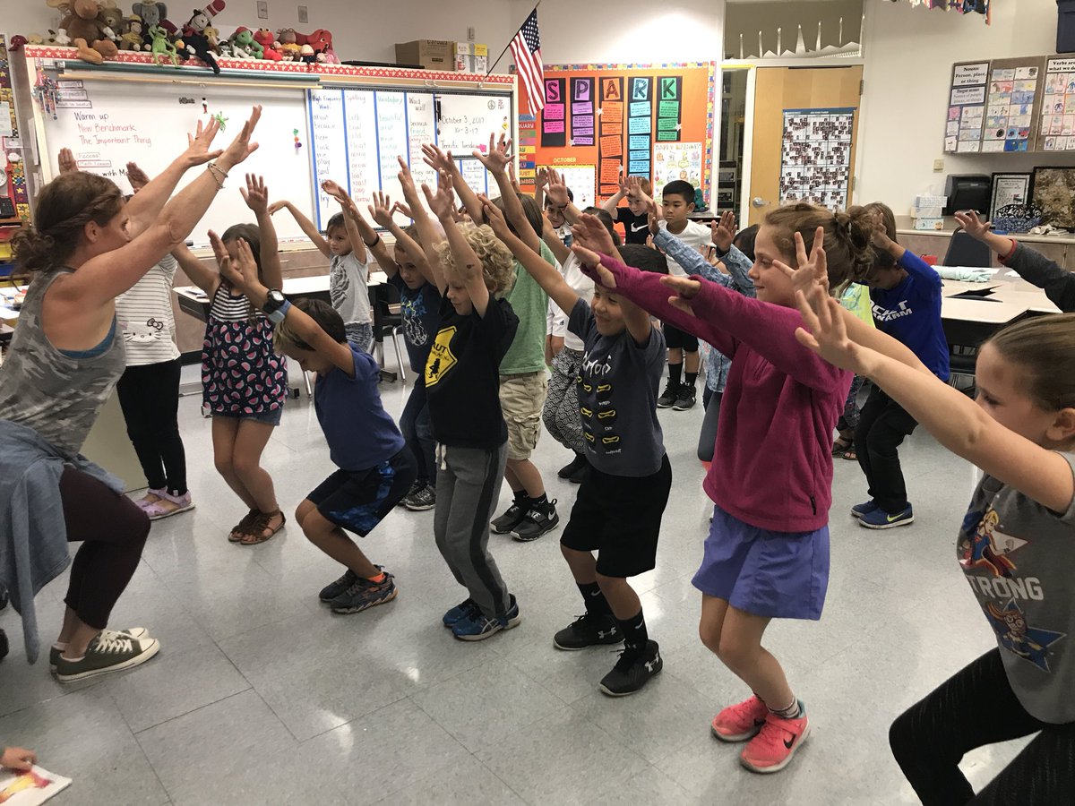 Rm16Jones's tweet photo. “We are peace. We are yoga.”  First class with Mrs. Bennett was so rewarding: strong, relaxed, peaceful. #rcsdchampions #rcsdstoneridge https://t.co/BUCPgIgoFU